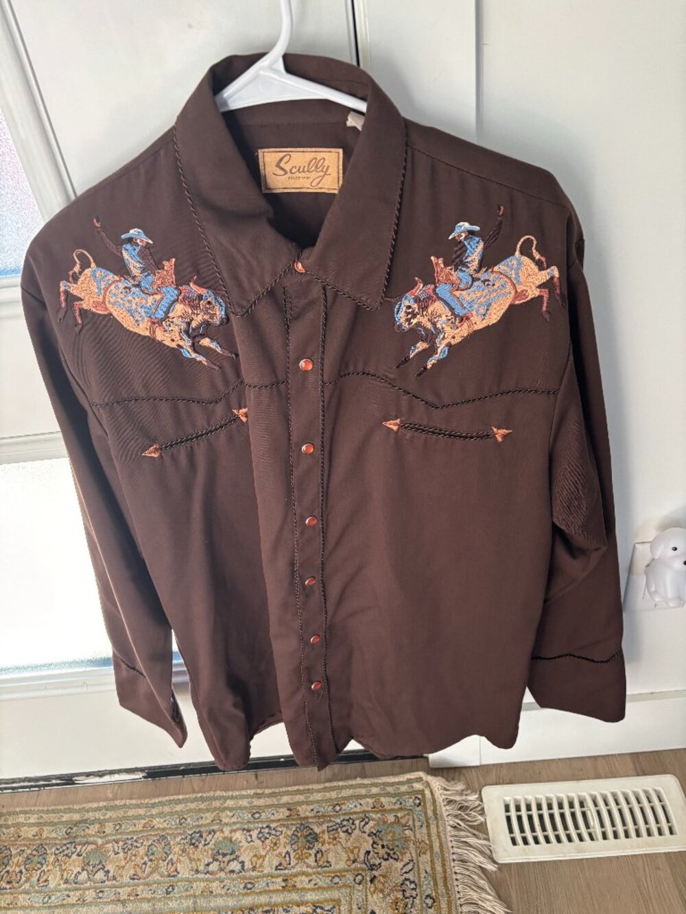 Beautiful SCULLY 8 seconds bull riding shirt